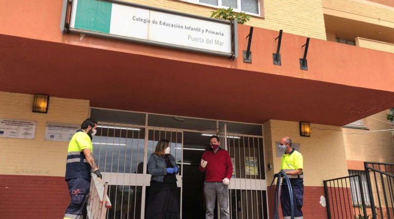 Se reanuda el mantenimiento de los centros educativos de Algeciras